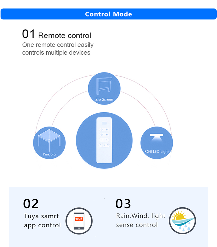 P140 pergola control mode