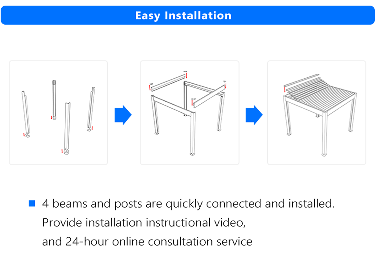 pergola easy to install