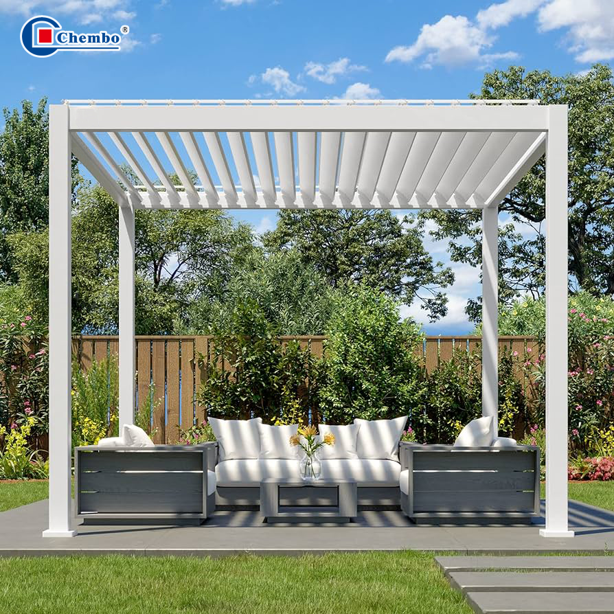 aluminum pergola design