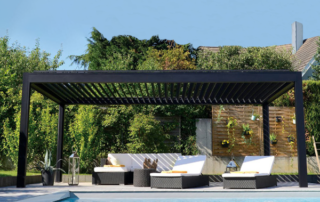 aluminum pergola with roof