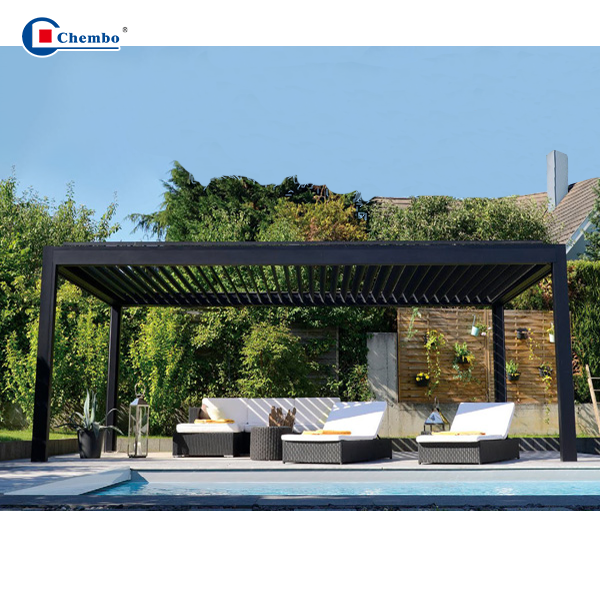 aluminum pergola with roof