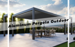 aluminium louver pergola