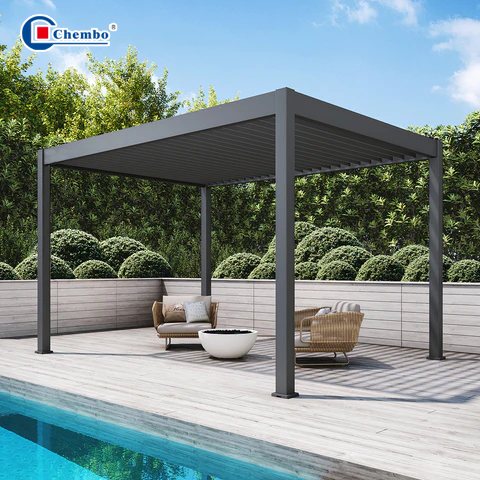 louvered pergola