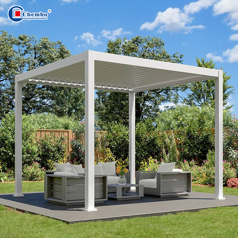 louvered roof pergola kits