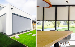 outdoor and indoor roller blinds